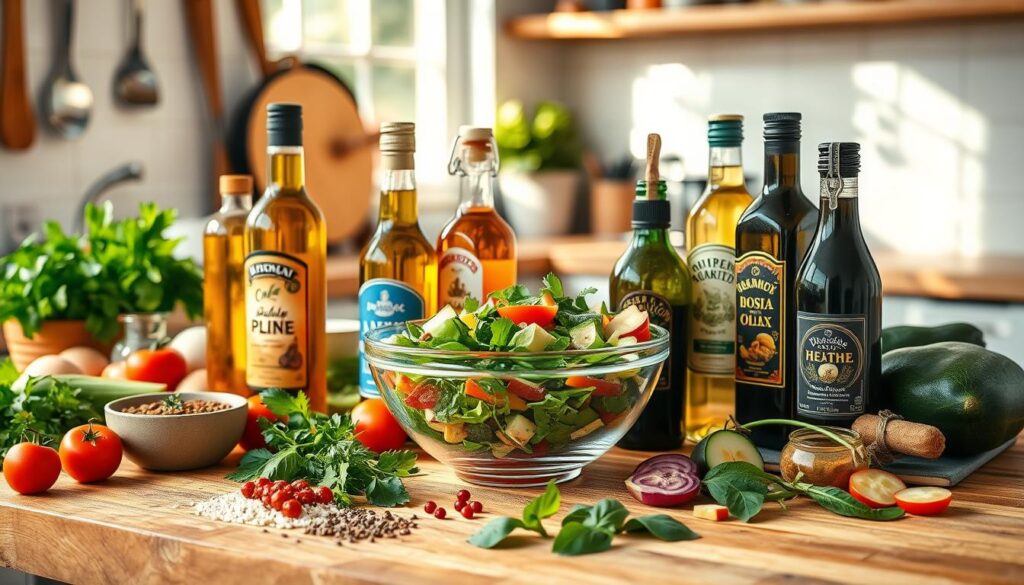 cooking techniques and healthy oils in dressings