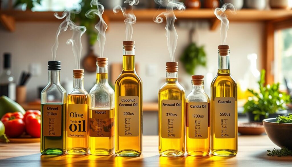 smoke point in cooking oils